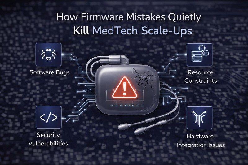 How Firmware Mistakes Quietly Kill MedTech Scale-Ups Firmware Mistakes in MedTech Scale-ups